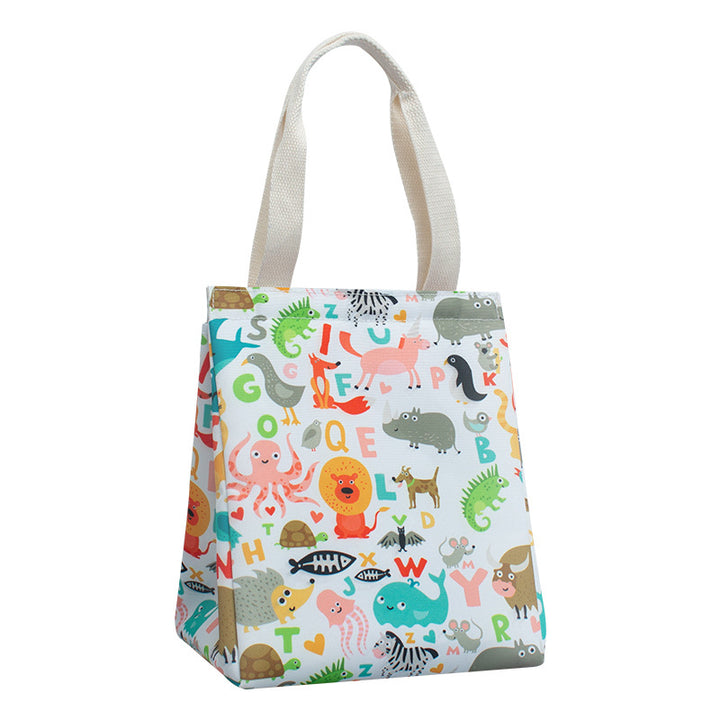 Insulated Butterfly Print Lunch Tote
