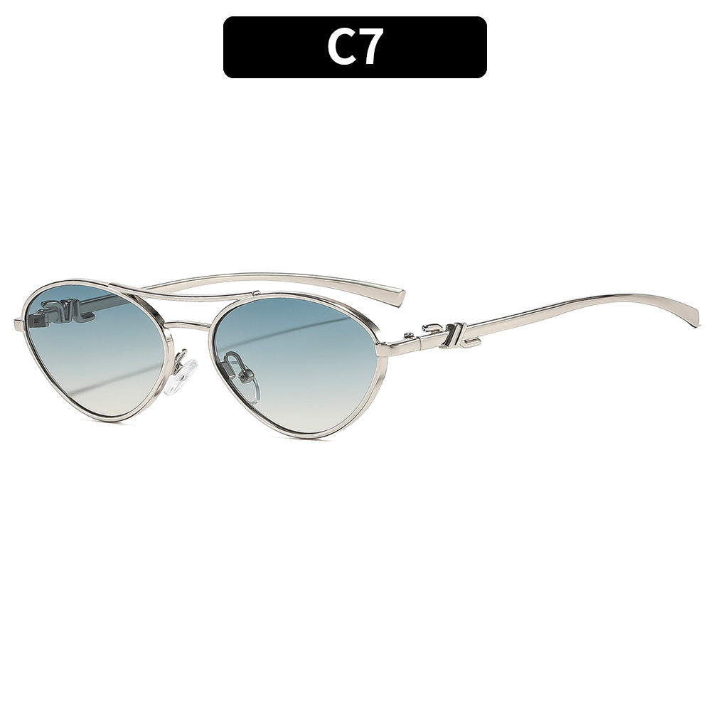 Elegant Dual Bridge Sunglasses