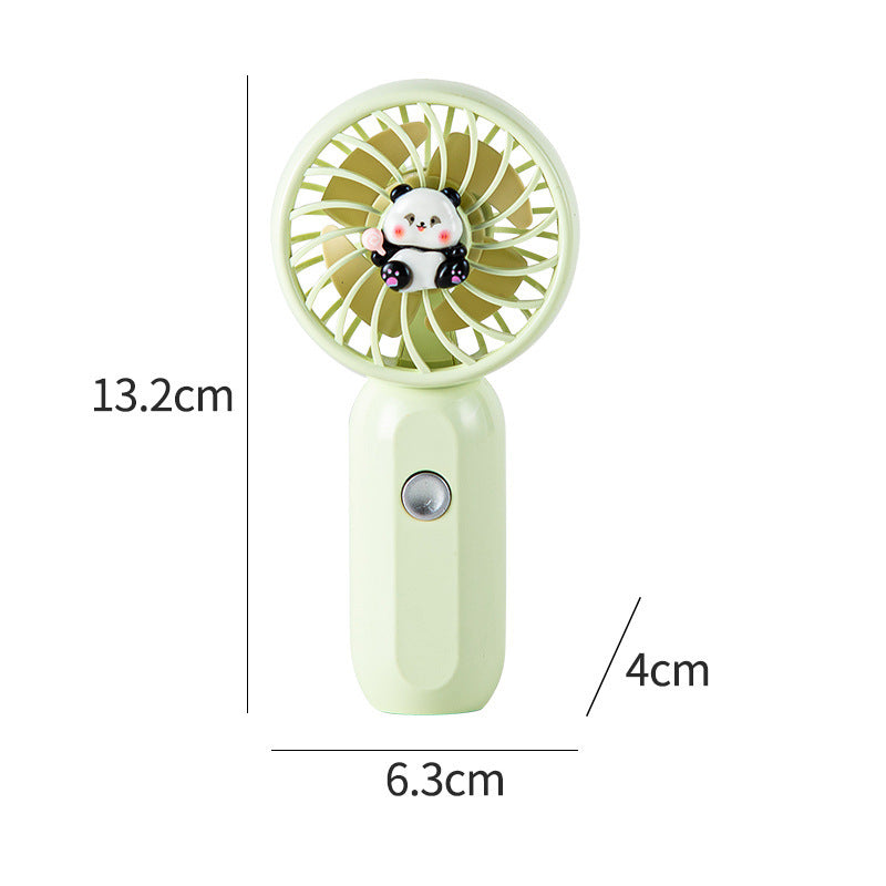 Women Portable Mini Hand Fan with Cute Panda Design Kalsten