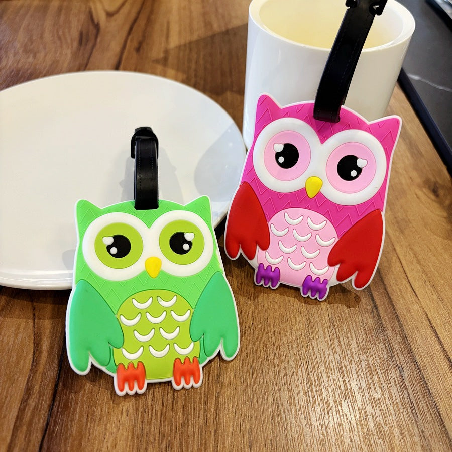 Owl-Shaped Travel Luggage Tag Kalsten