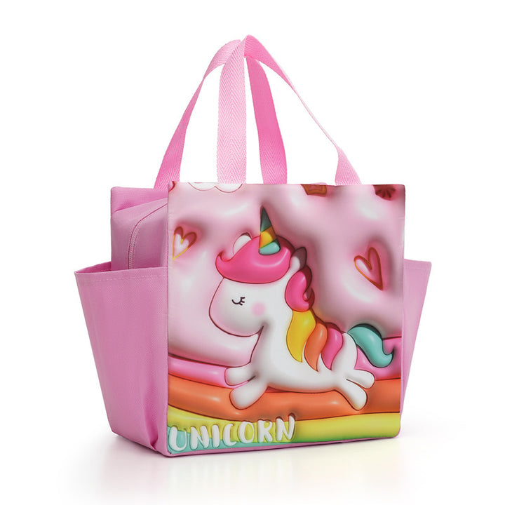 Fun Soccer-Themed Insulated Lunch Tote Kalsten