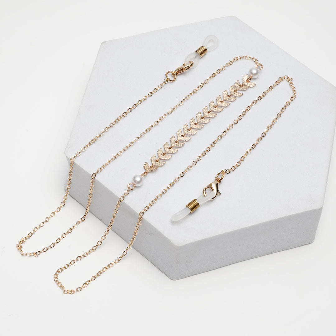 Premium Pearl-Embellished Eyewear Chain kalsten