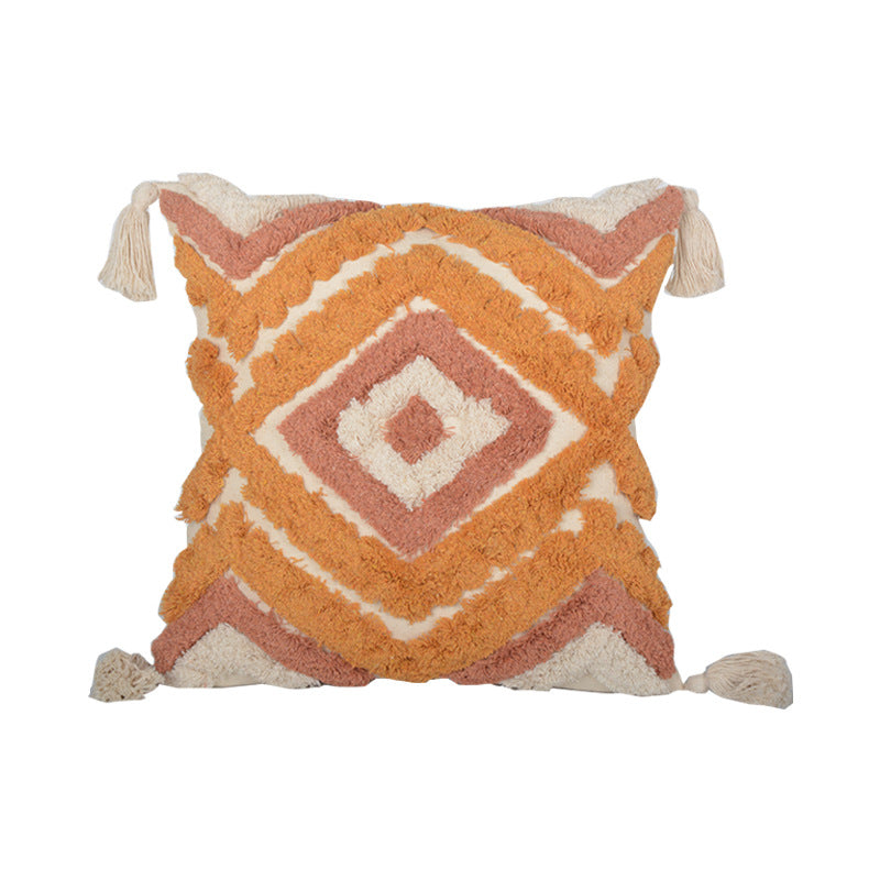 Geometric Pattern Decorative Cushion