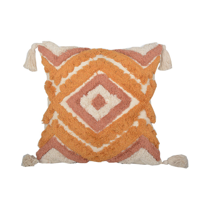 Geometric Pattern Decorative Cushion