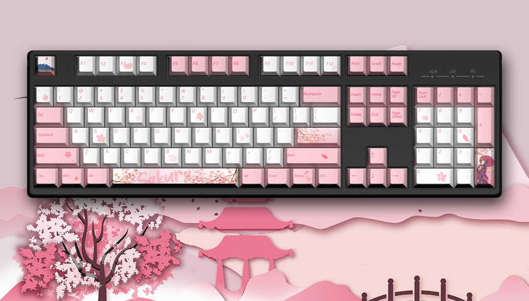 Ocean-Themed Mechanical Keyboard Kalsten