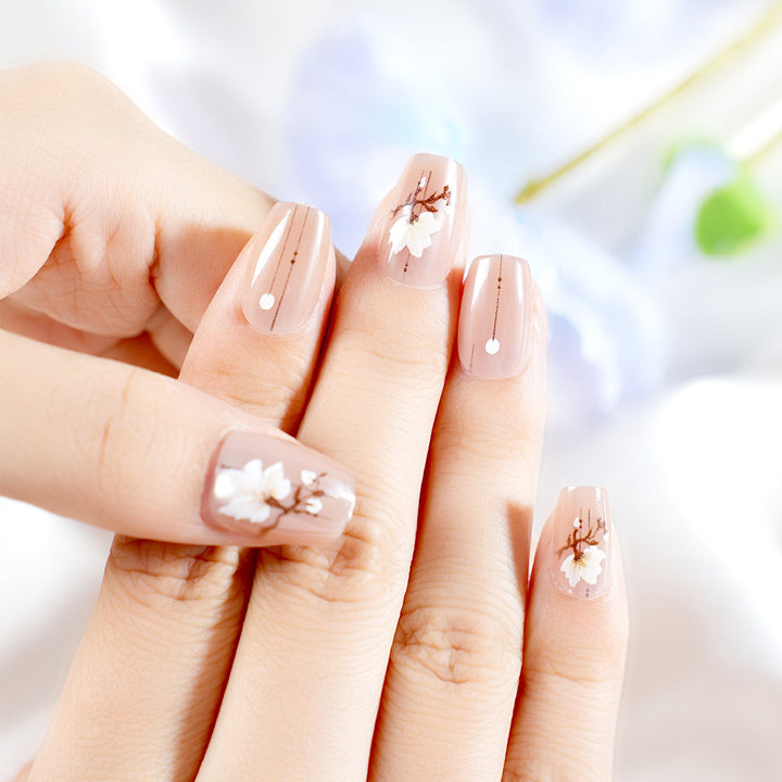 Artistic Floral Nail Wraps Kalsten