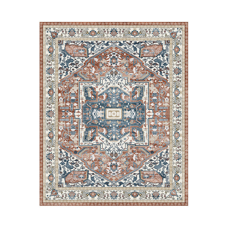 Vintage-Inspired Ornate Area Rug