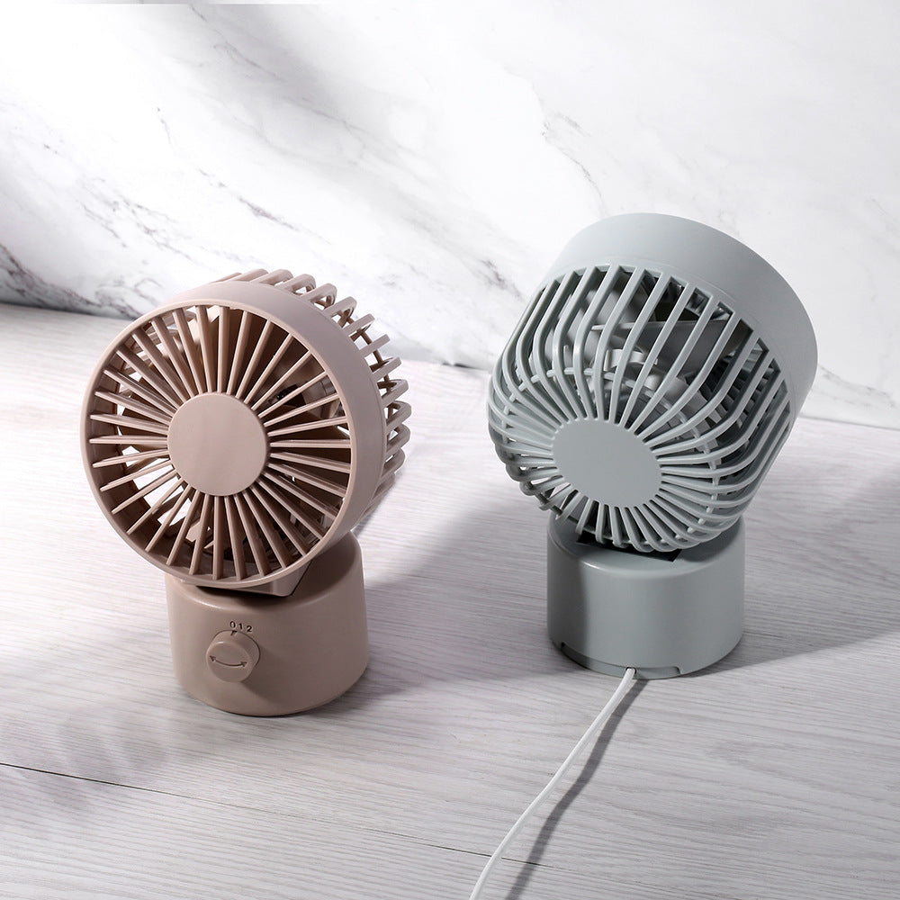 Unisex nan compact USB rechargeable personal desk fan with adjustable tilt Kalsten