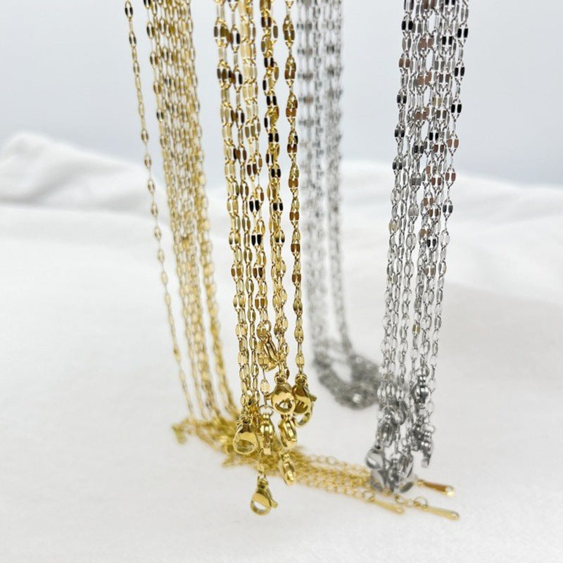 Elegant Interlaced Chain Necklace Kalsten