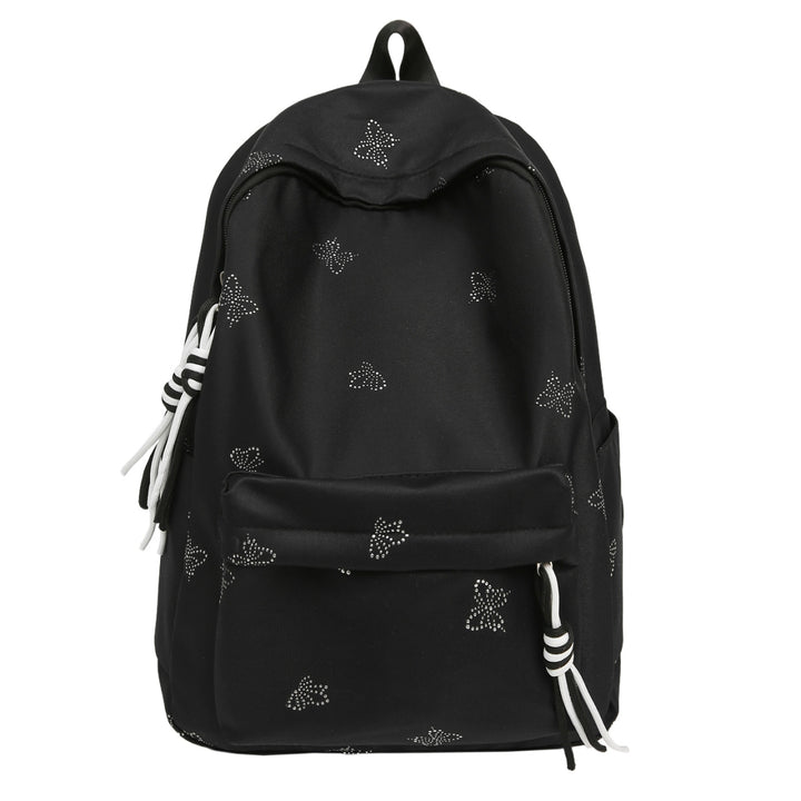 Butterfly Emblem Decorated Backpack Kalsten