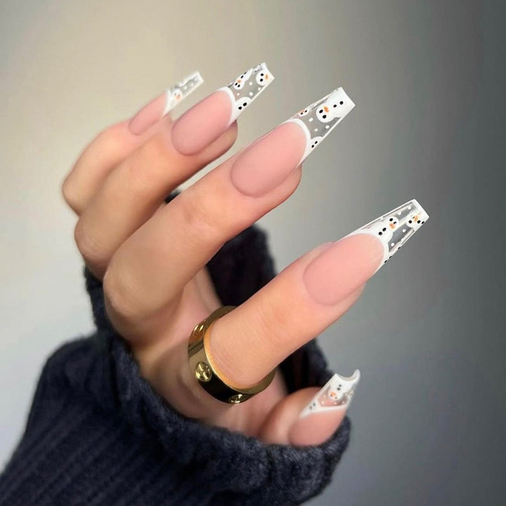 Elegant Stiletto Press-On Nail Set with Unique Design Kalsten