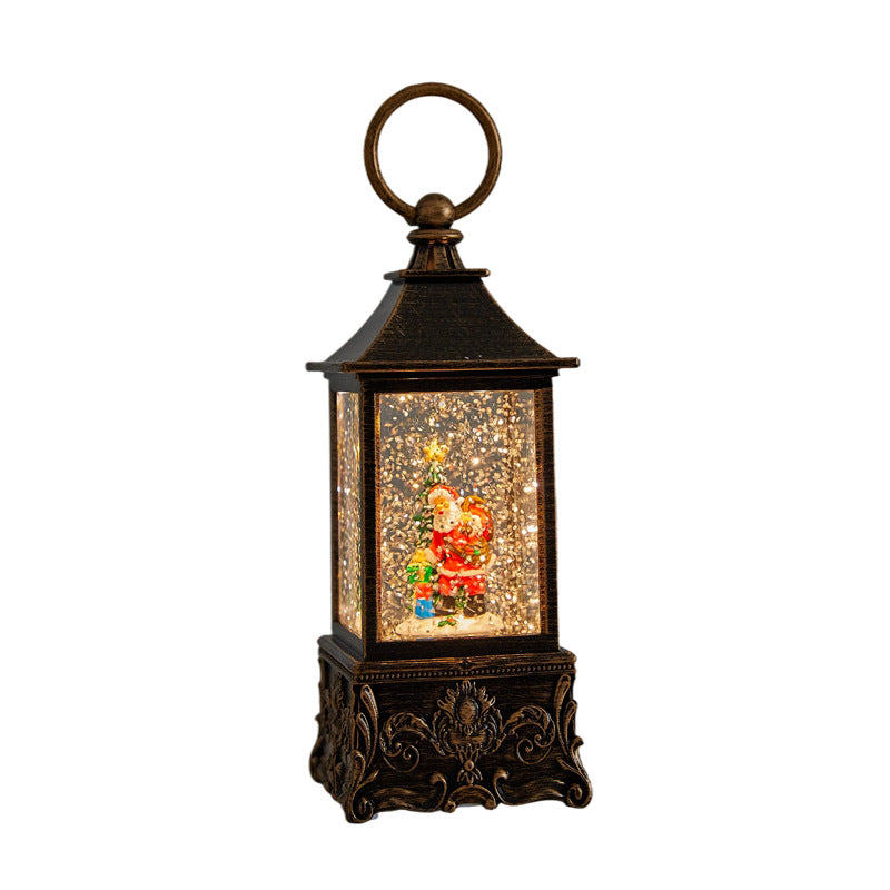 Vintage Snow Globe Lantern