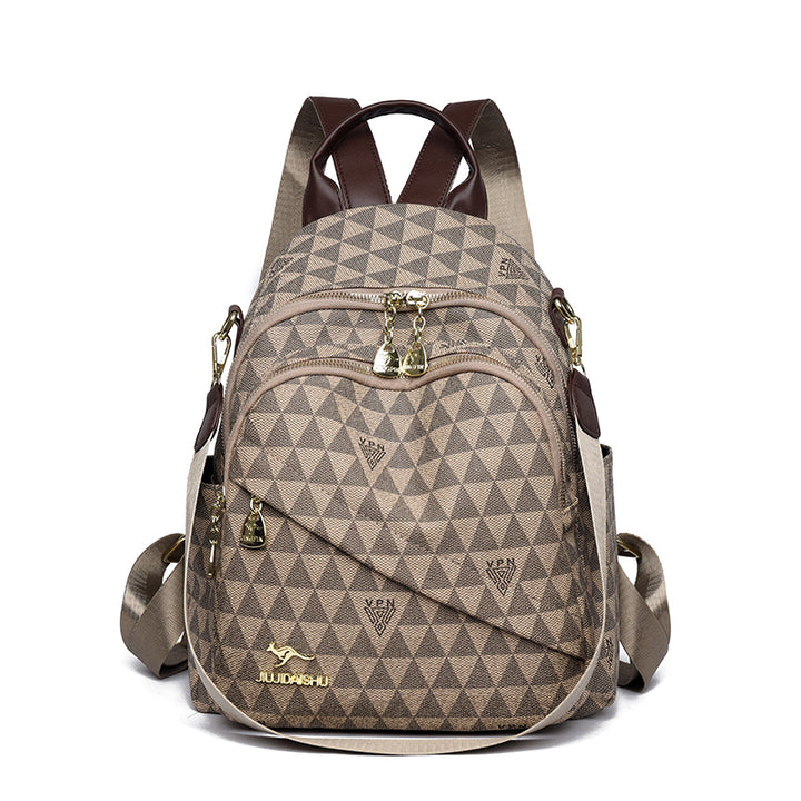 Stylish Geometric Pattern Backpack