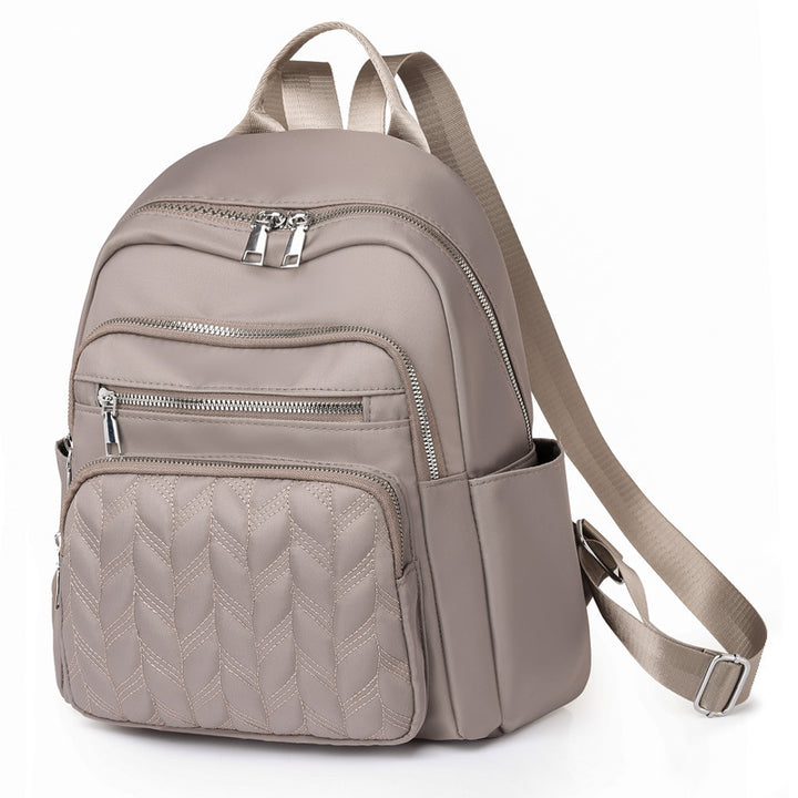 Versatile Quilted Backpack with Multiple Compartments Kalsten