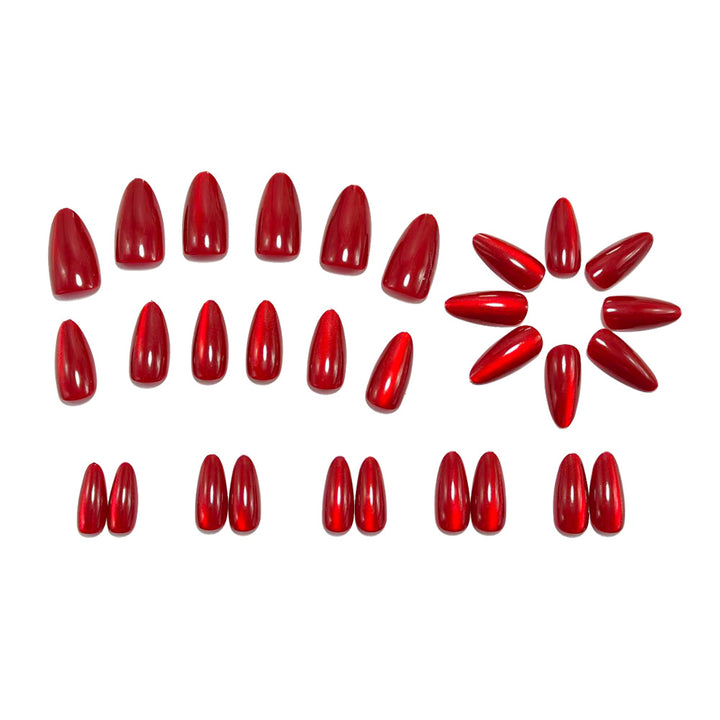 Glamorous Lace Fake Nails Kalsten