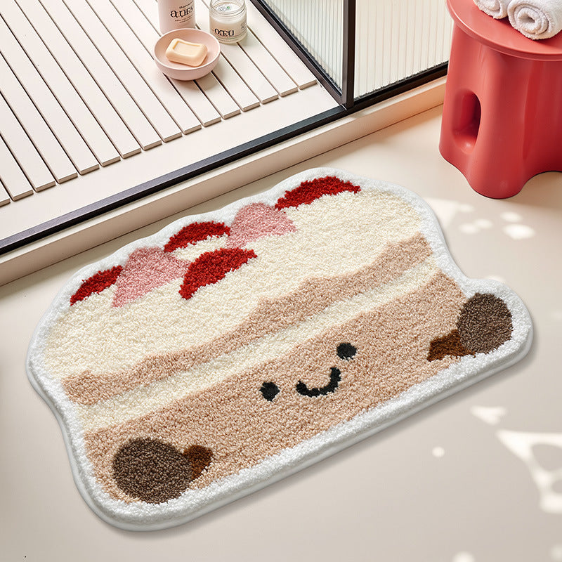 Cute Tomato-Shaped Bath Mat Kalsten