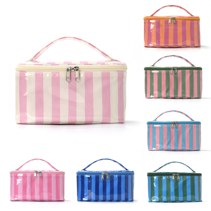 Cosmetic organizer with carry handle and water-repellent coating Kalsten