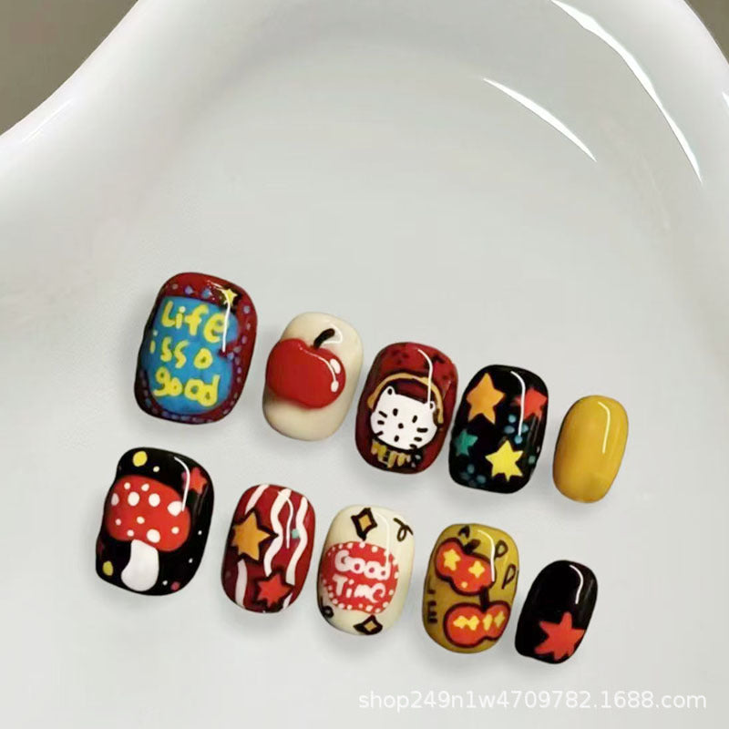 Playful Artistic Nail Art Design Set Kalsten