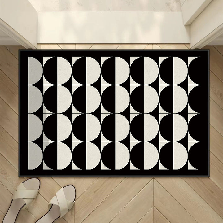 Geometric Patterned Entrance Mat