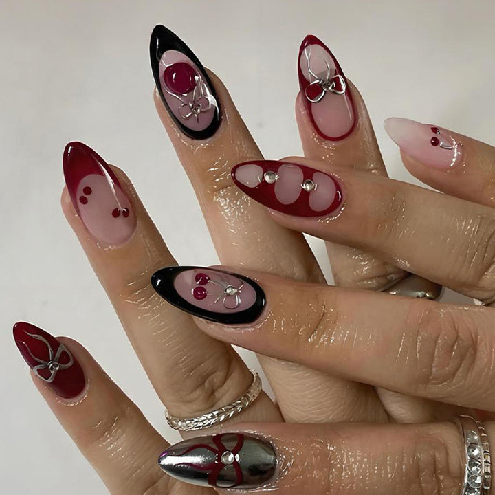 Artificial nail set with unique designs Kalsten