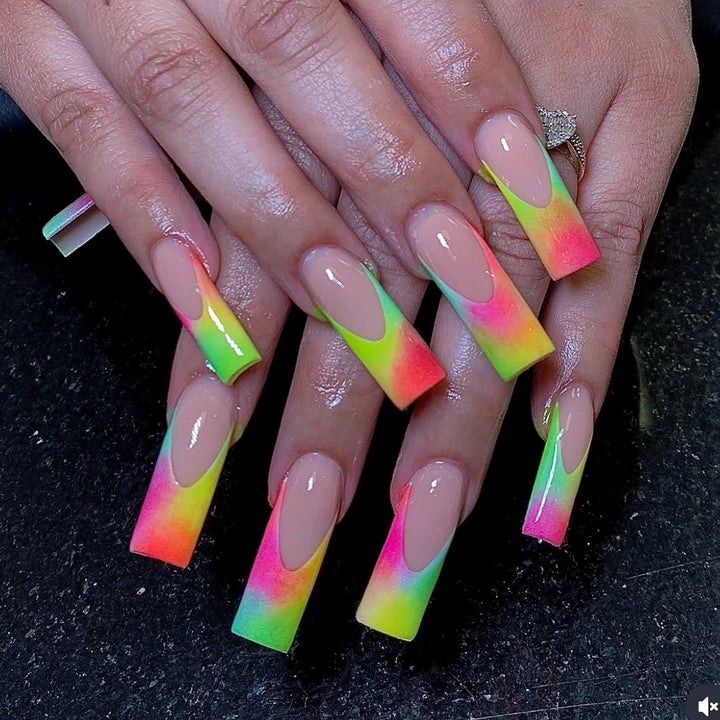 Long Ombre Press-On Nails Kalsten
