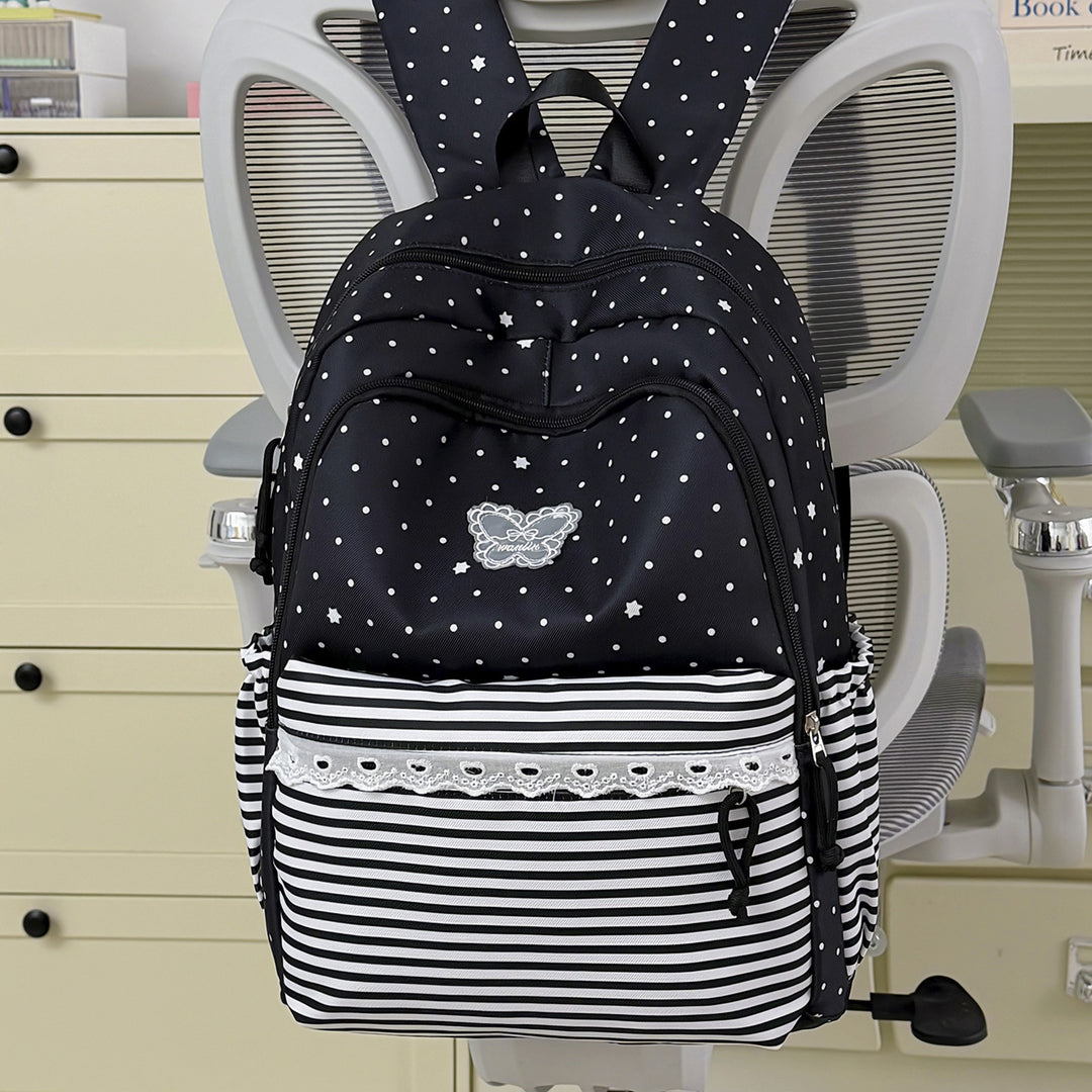 Playful Bunny-Ear Design School Backpack Kalsten
