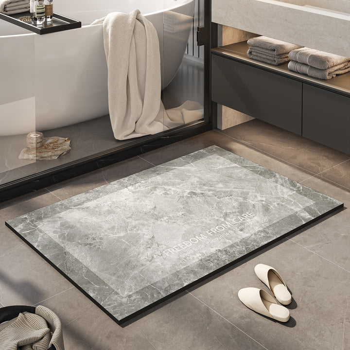 Inspirational Marble Bath Mat Kalsten