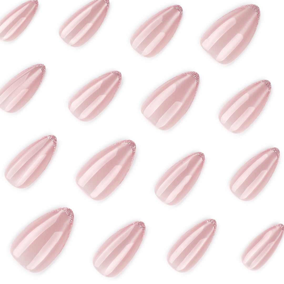 Artful stiletto nails with elegant ombre pattern Kalsten