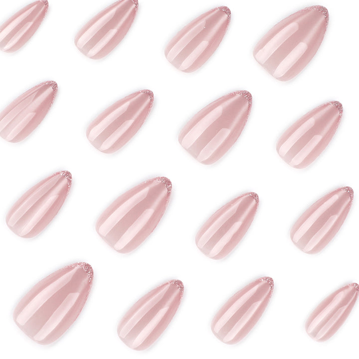 Artful stiletto nails with elegant ombre pattern Kalsten