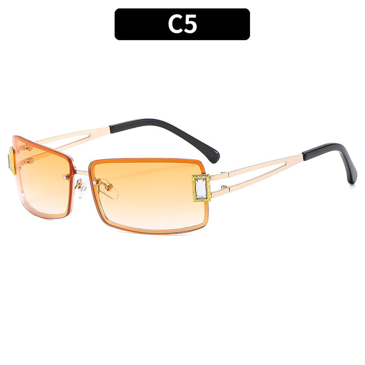 Fashion-Forward Square Shield Sunglasses