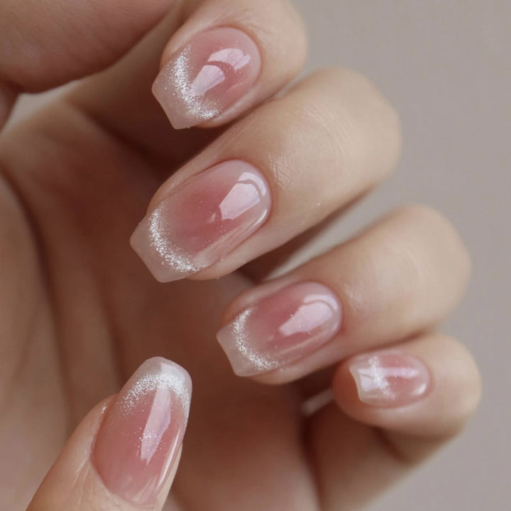 Artistic French-Tip Nail Extensions Kalsten