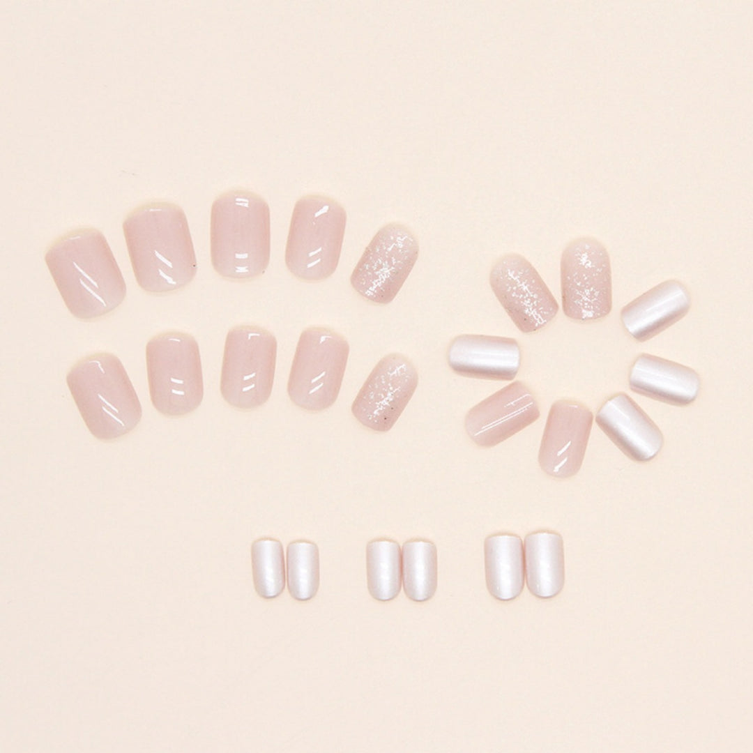Elegant Glossy Press-On Nail Set Kalsten