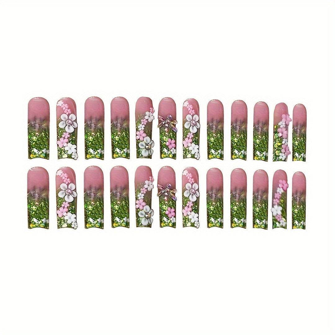 Floral Fantasy Press-On Nail Set Kalsten