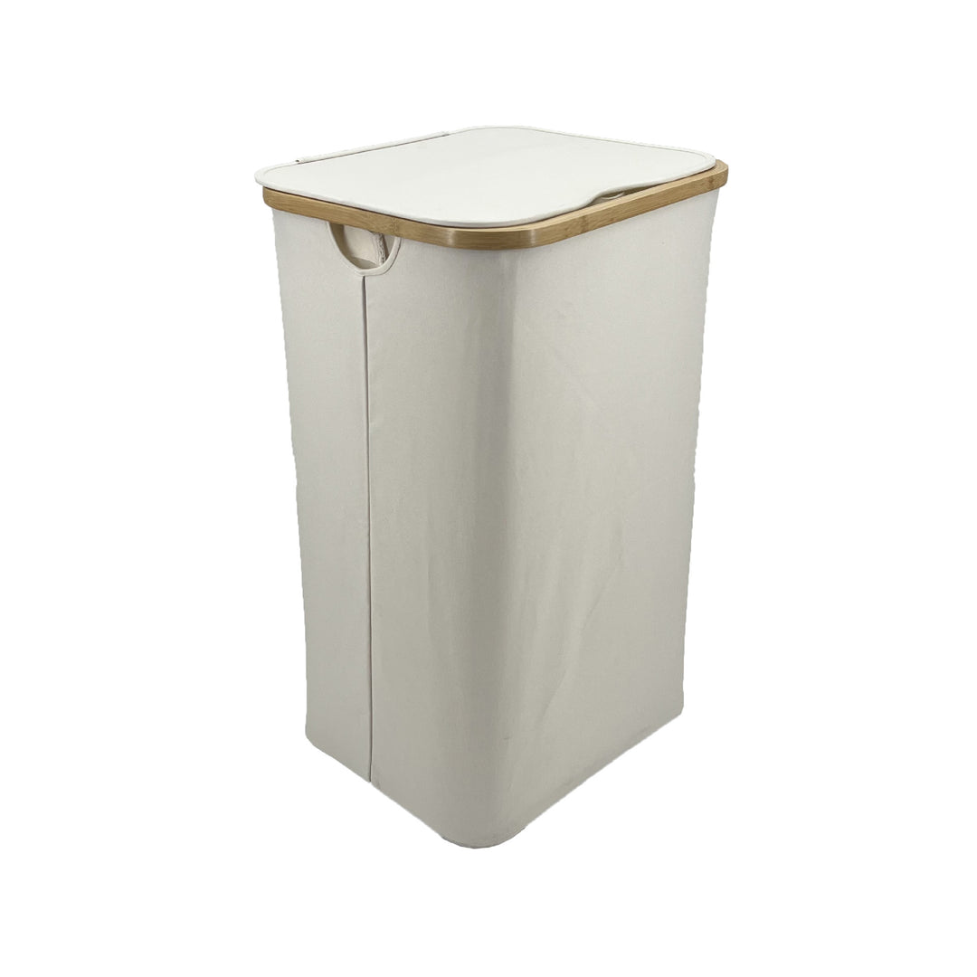 High-quality laundry basket with bamboo lid Kalsten