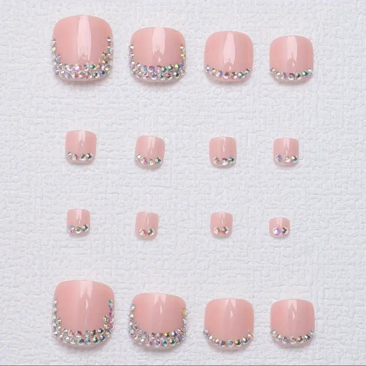 Nail art set with sparkling rhinestone decorations Kalsten