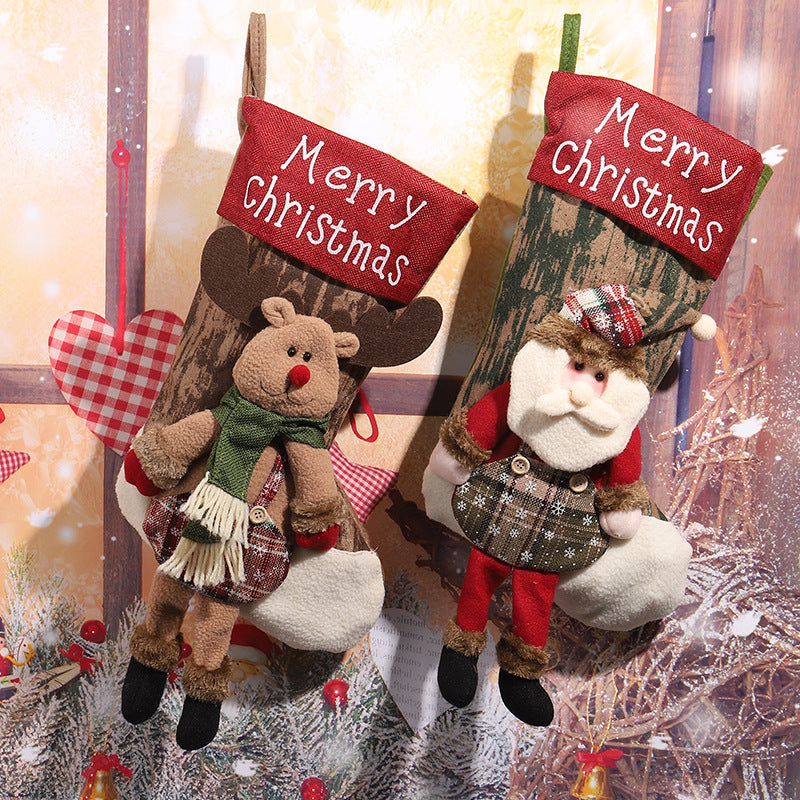 Decorative Christmas stocking in reindeer design Kalsten