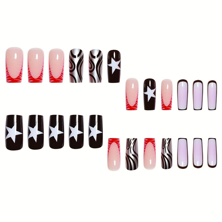 Creative Artistic Press-On Nails Kalsten