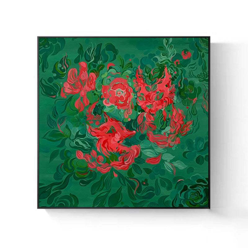 Whimsical Garden Duck Canvas Art
