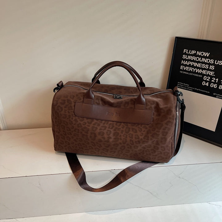 Stylish Animal Print Travel Duffel