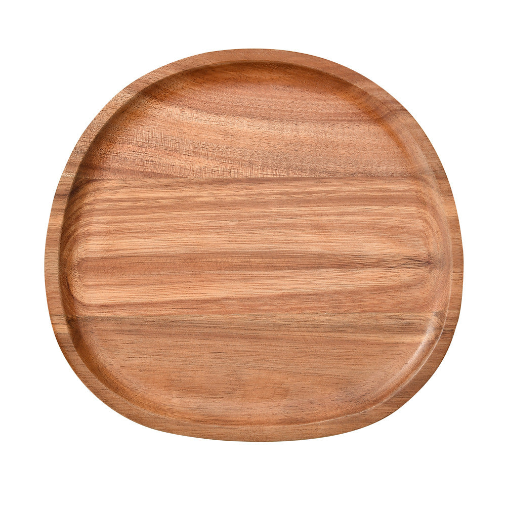 Elegant wooden serving platter with ergonomic design Kalsten