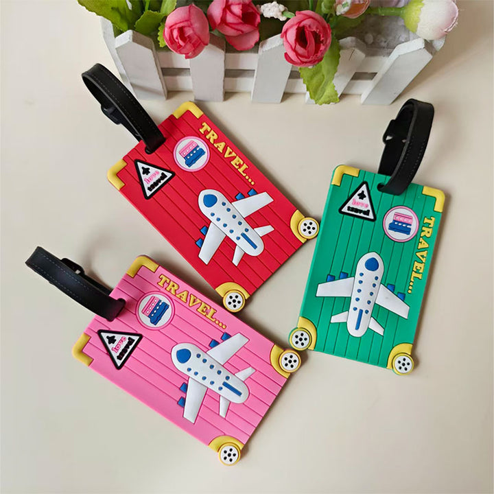 Unisex Travel-Themed Luggage Identifier Kalsten