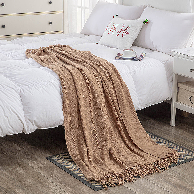Cozy Knitted Blanket