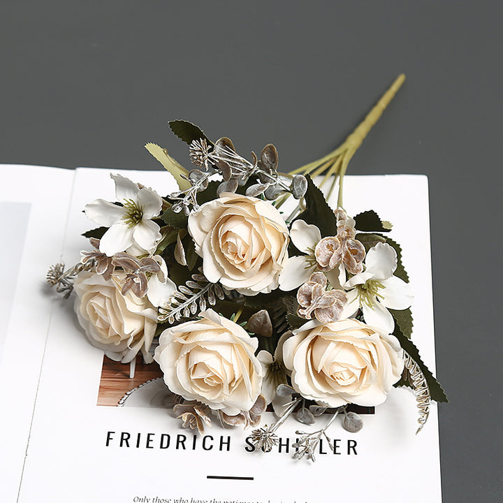 Faux Floral Bouquet for Indoor Home Decor