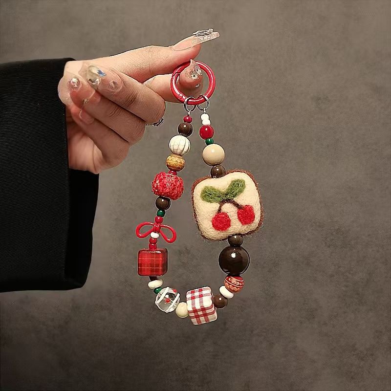 Playful Themed Beaded Keychain Kalsten