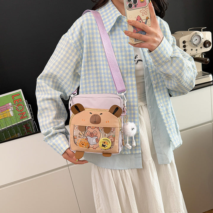 Cute Cartoon Bear Crossbody Bag