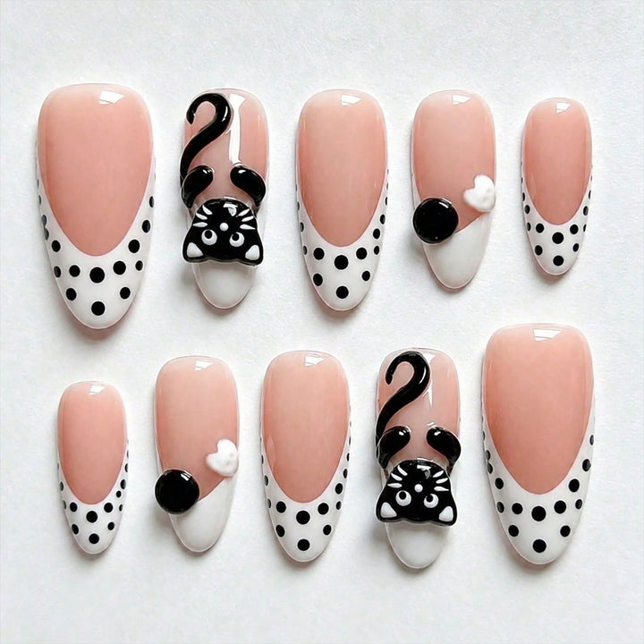 Artificial Nail Set with Inspiring Animal Design Kalsten