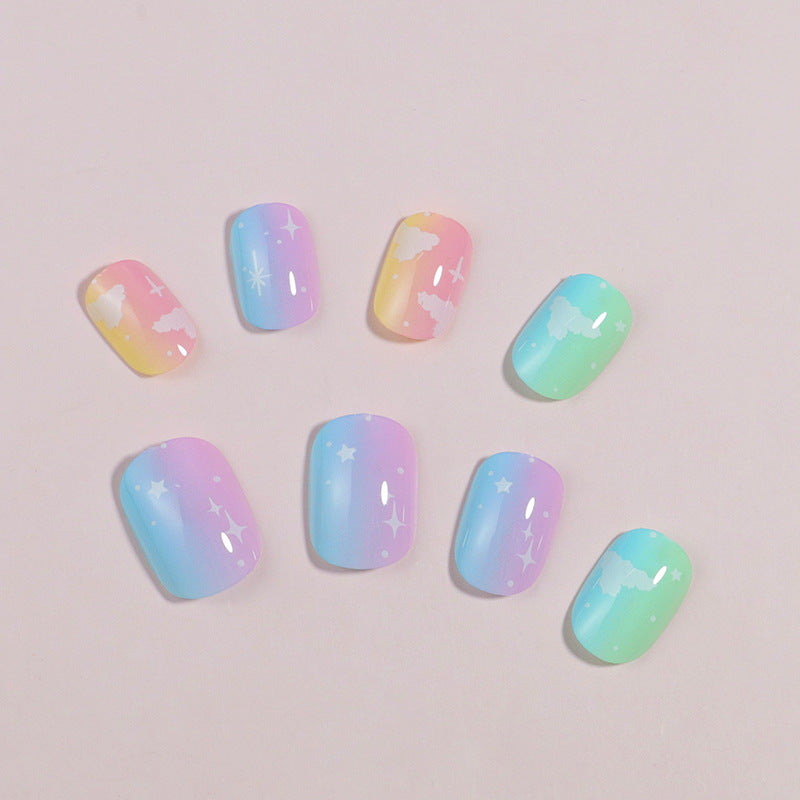 Gradient Press-On Nail Set Kalsten