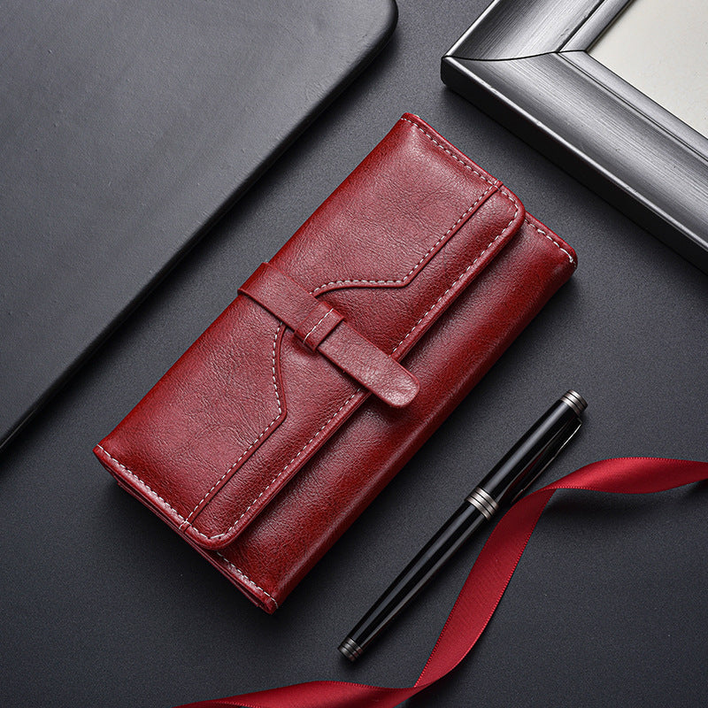 Premium Leather Long Wallet Kalsten