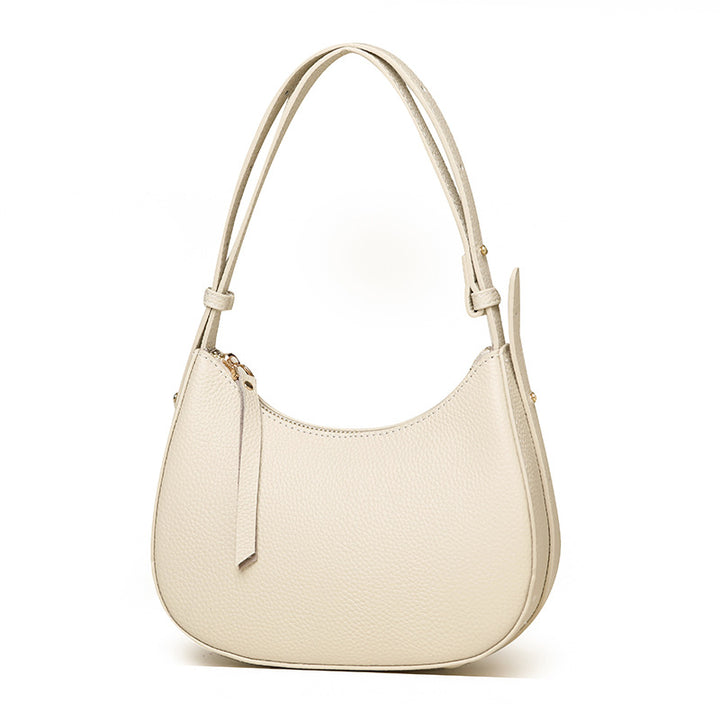 Stylish Pebbled Leather Hobo Bag Kalsten