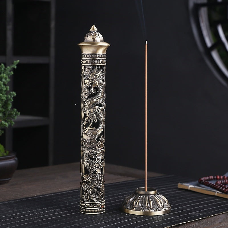 Incense Holder with Intricate Dragon Design Kalsten